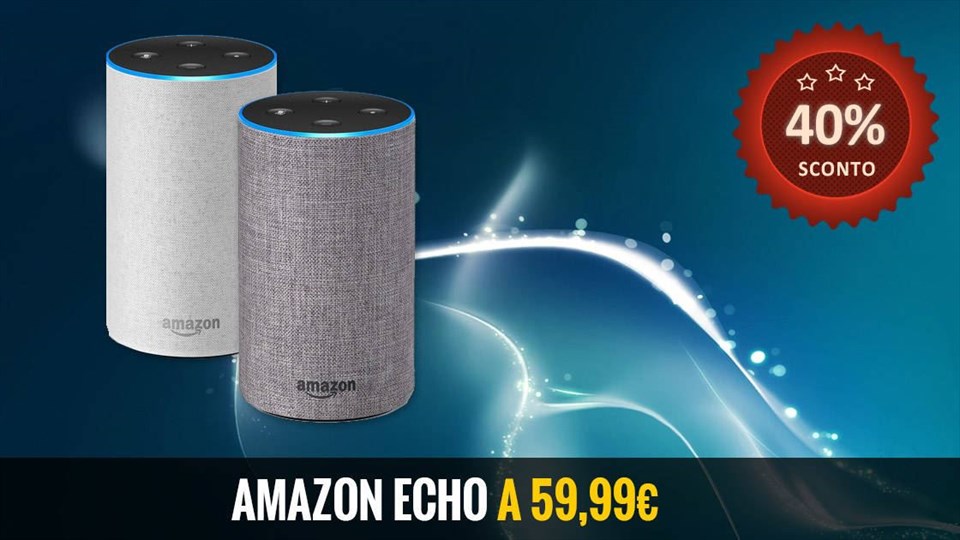 Amazon Echo a 59,99 euro - Offerta WOW - Amazon Prime Day 2019