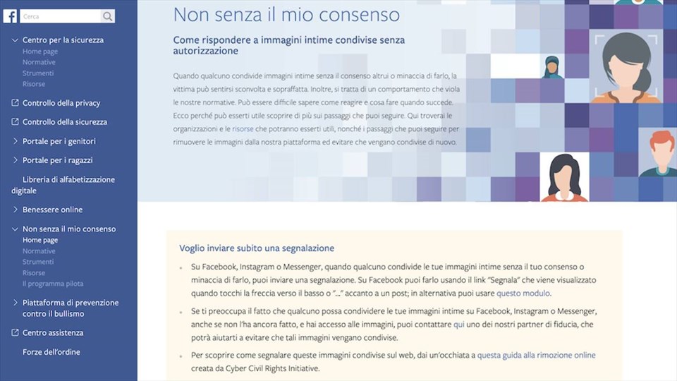 Facebook potenzia la rimozione di immagini intime rubate e diffuse senza consenso