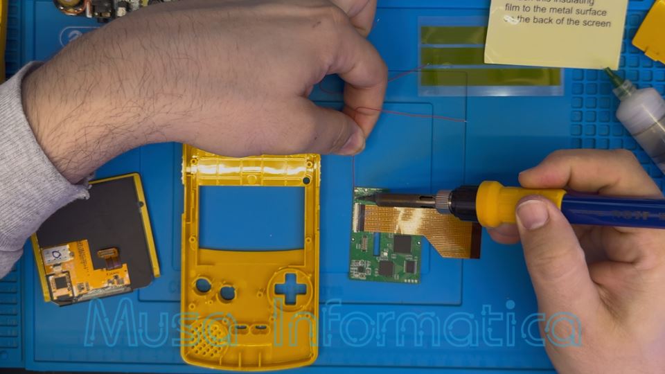 Game Boy Color con schermo OLED: restauro hi-tech firmato Musa Informatica