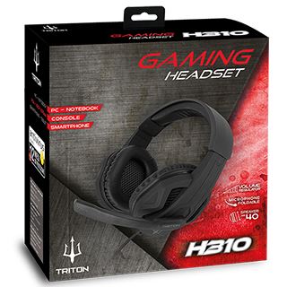 CUFFIA TRITON by Atlantis GAMING H310 padiglioni auricolari da 40mm,  microfono e copritesta regolabile,Reg del volume, 3.5mm - musainformatica.it