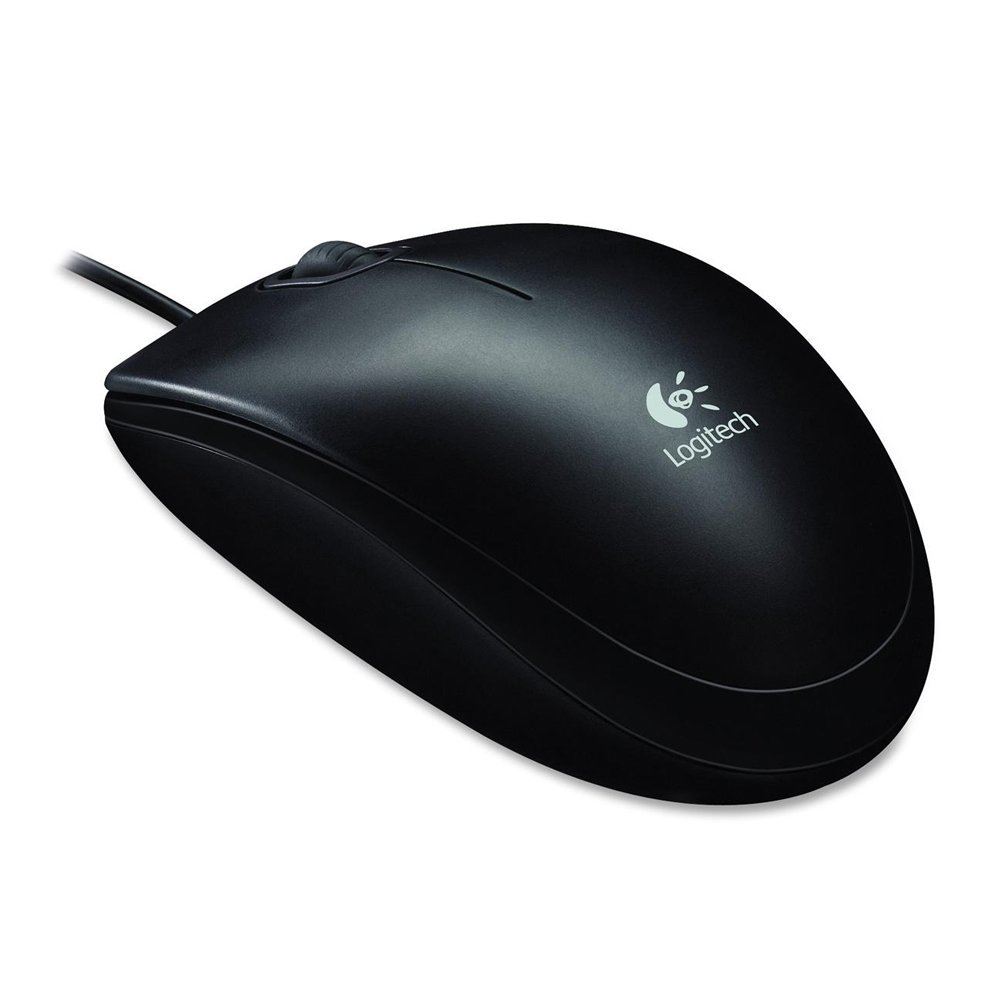 MOUSE LOGITECH B100 Mouse Black USB 3 tasti 800dpi oem