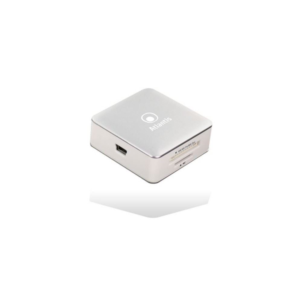 Atlantis MULTICARD READER ATLANTIS P005-CR28 ALL-IN-1 ESTERNO USB 2.0 Supporta anche T-Fl 
